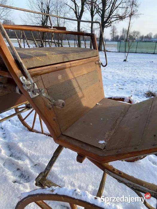 Stara dorożka wóz konny przełom XIXXX w Pozostałe Węgrów