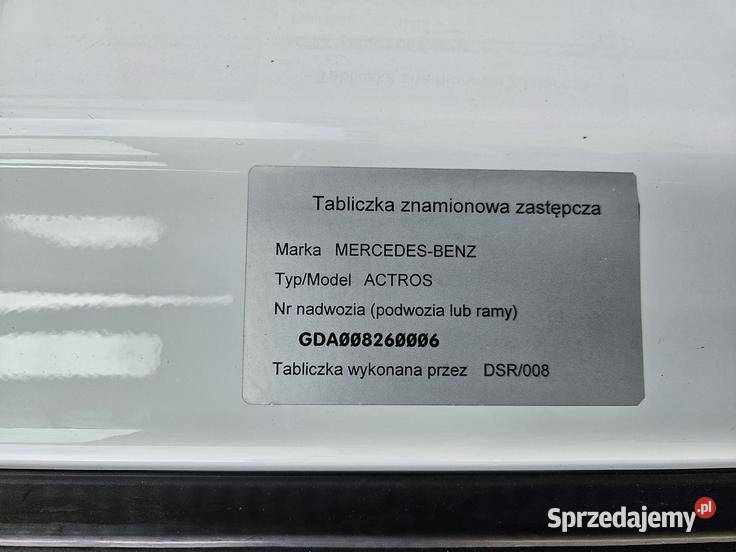 MERCEDESBENZ ACTROS 1851 LS Warszawa