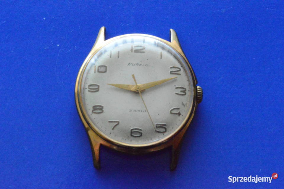ANTYK I UNIKAT ZŁOTA RAKETA 21 JEWELS WERSJA Zegarki śląskie Zawiercie