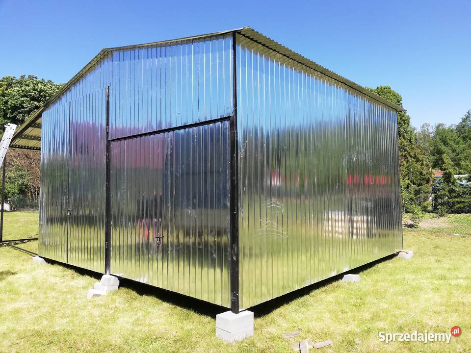 Garaż Blaszany OCYNKOWANY Blaszak Wiata Garaże Myślenice sprzedam