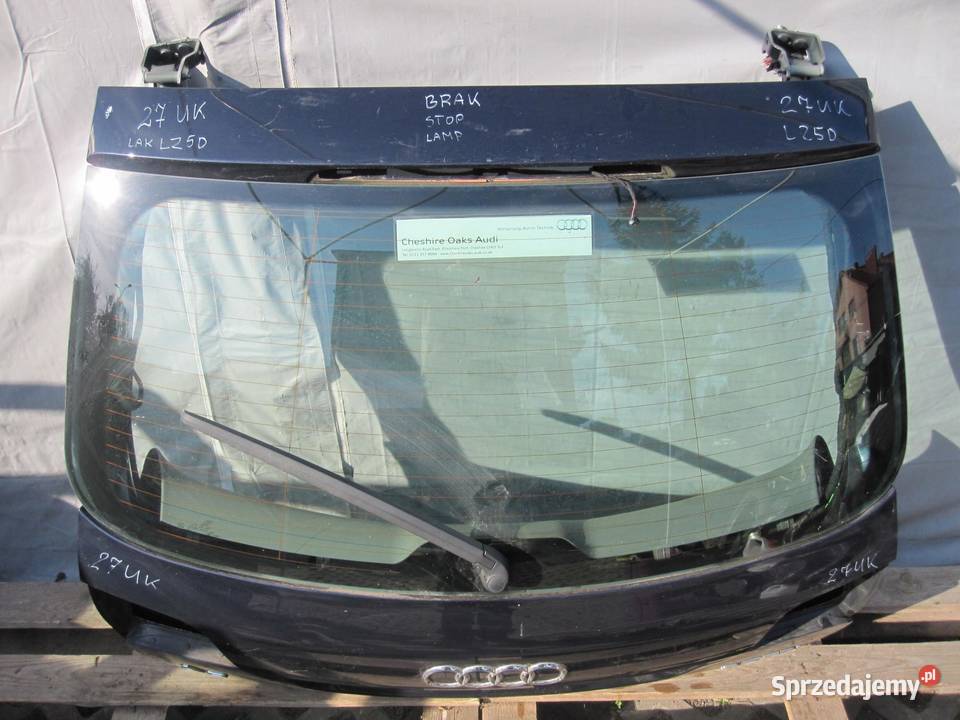 AUDI A6 C6 07r klapa tył Klapy bagażnika świętokrzyskie