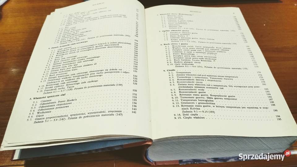 Fizyka podręcznik wyższych szkół technicznych Rok wydania 1961 Gdańsk