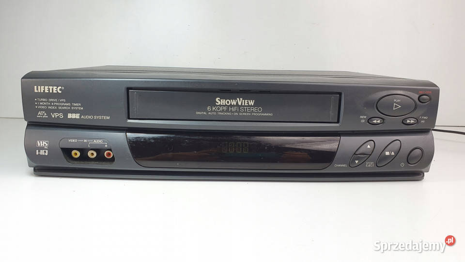Video magnetowid Lifetec LT9020 6 head Magnetowidy TV i Video Międzychód
