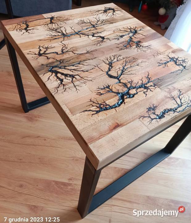 Stolik kawowy drewniany 50cm Meble Gdańsk