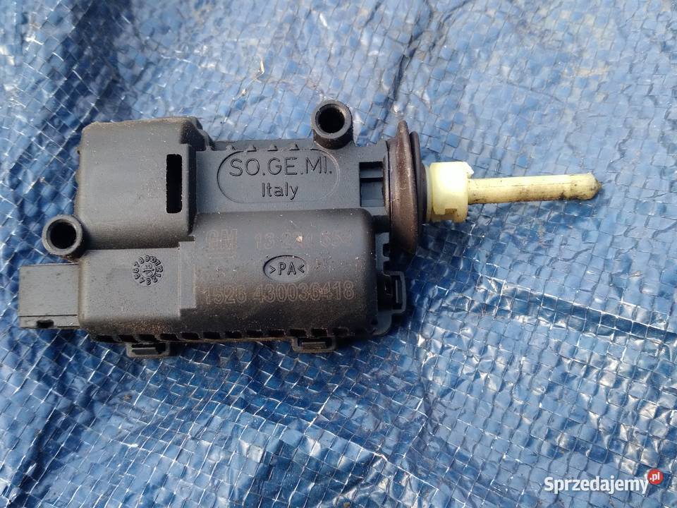 Opel Meriva siłownik wlewu 13224654 Układ elektryczny Strzelce Krajeńskie