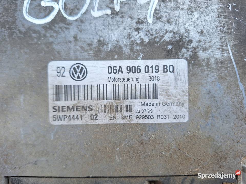 Komputer Sterownik Silnika Volkswagen Golf IV