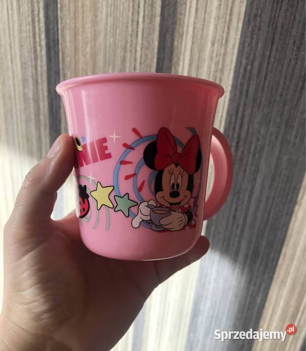 Różowy kubeczek dziewczynki Myszka Miki wielkopolskie Kłodawa