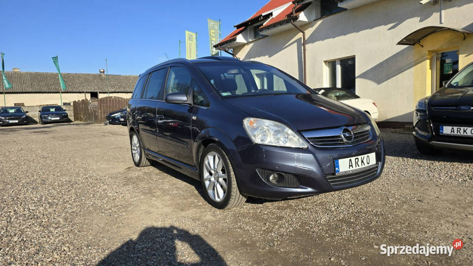 Opel Zafira 7 miejsc 2x alufelgi Panorama światła przeciwmgielne Zafira Zieleniewo