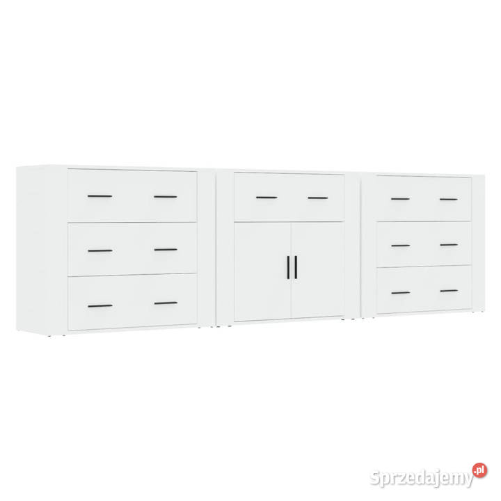 Szafki 3 biały materiał drewnopochodny WM3185423 Warszawa