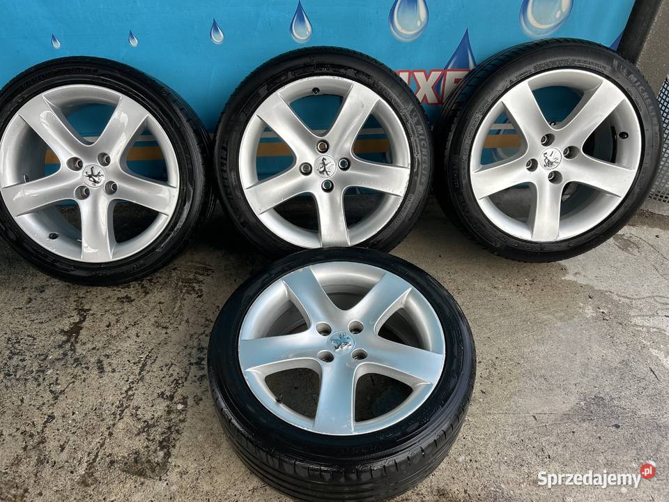 Sprzedam komplet kół alufelg peugeot 4x108 et 32