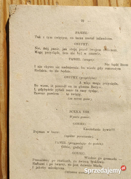 głosem Bożym Moment sceniczny z życia św Kostki śląskie