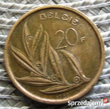 Belgia 20 Frank 1980r i 1981r