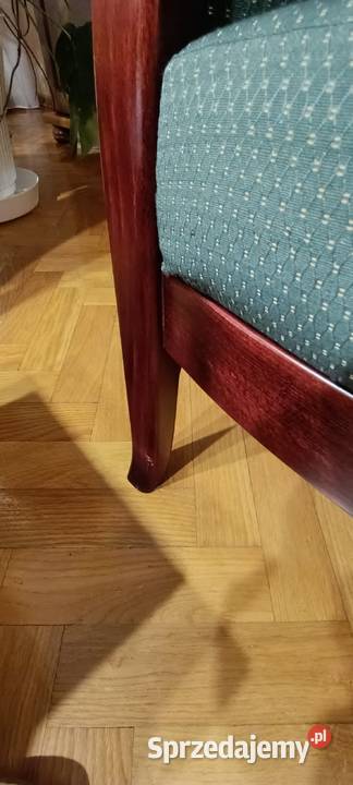 2 fotele tapicerowane produkcji Fameg bsolidne łódzkie Radomsko