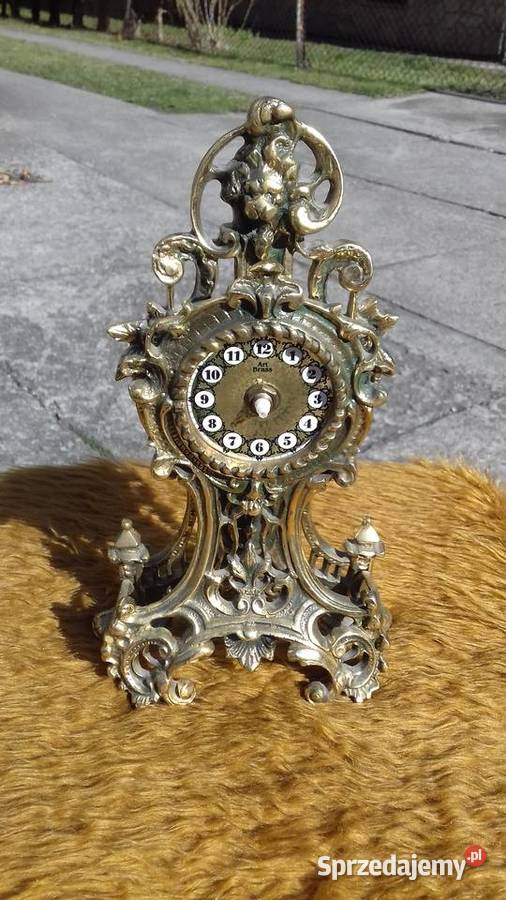 ZEGARY MOSIĘŻNY STOJĄCY KOMINKOWY ART BRASS małopolskie