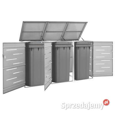 vidaXL Osłona na 3 kosze na śmieci 207x775x1125 Warszawa sprzedam