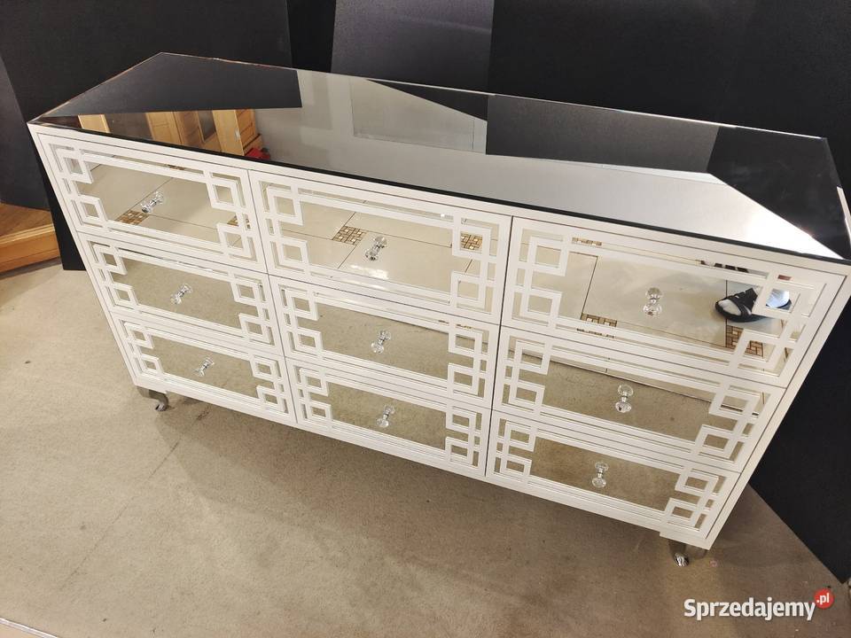 Komoda Glamour 170 ornamenty lustra piękna Nowy Sącz