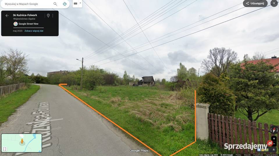 Działka rolna 238 ha Kuźnica Stara gmina Poraj 200m śląskie sprzedam