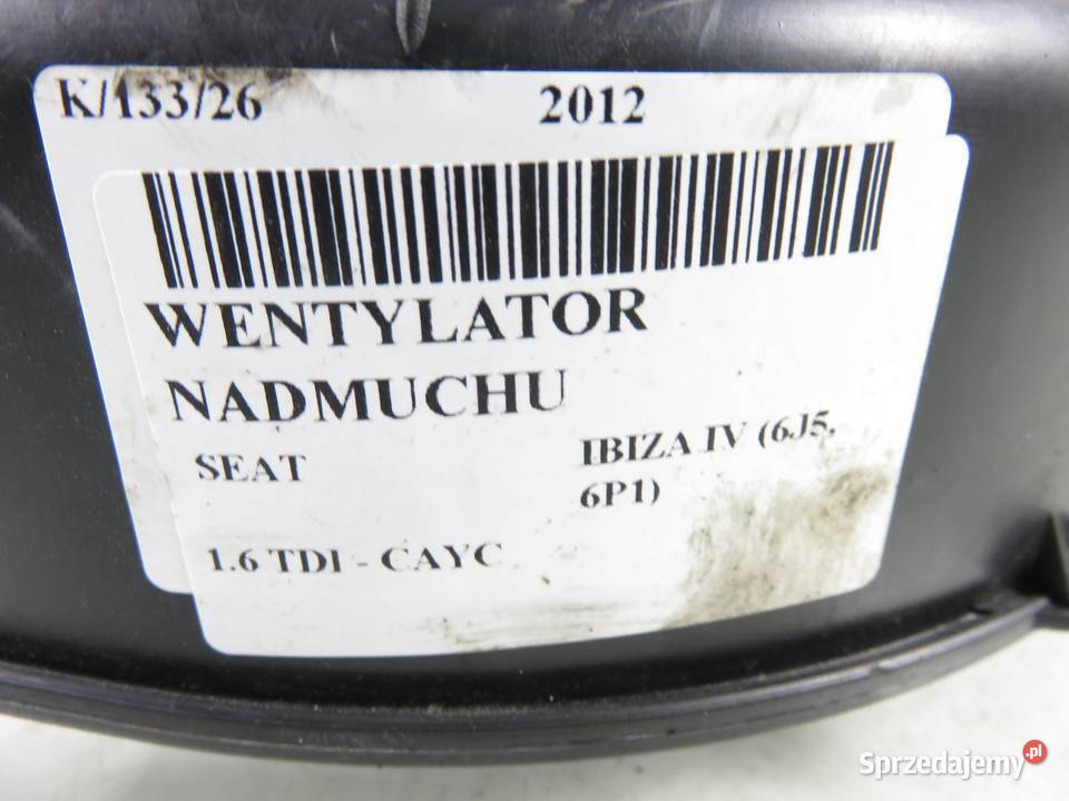 DMUCHAWA SEAT IBIZA IV 6Q1820015H osobowe
