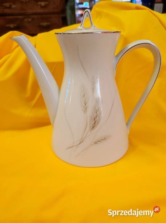 Dzbanek Rosenthal biel kłosy dolnośląskie Wrocław