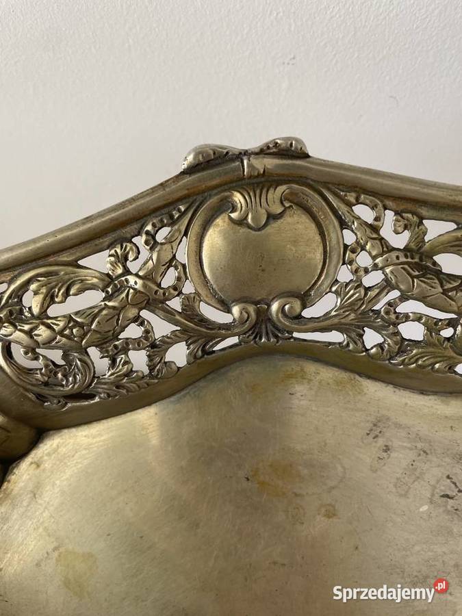 Patera mosiężna Antyk Neorokoko Toruń