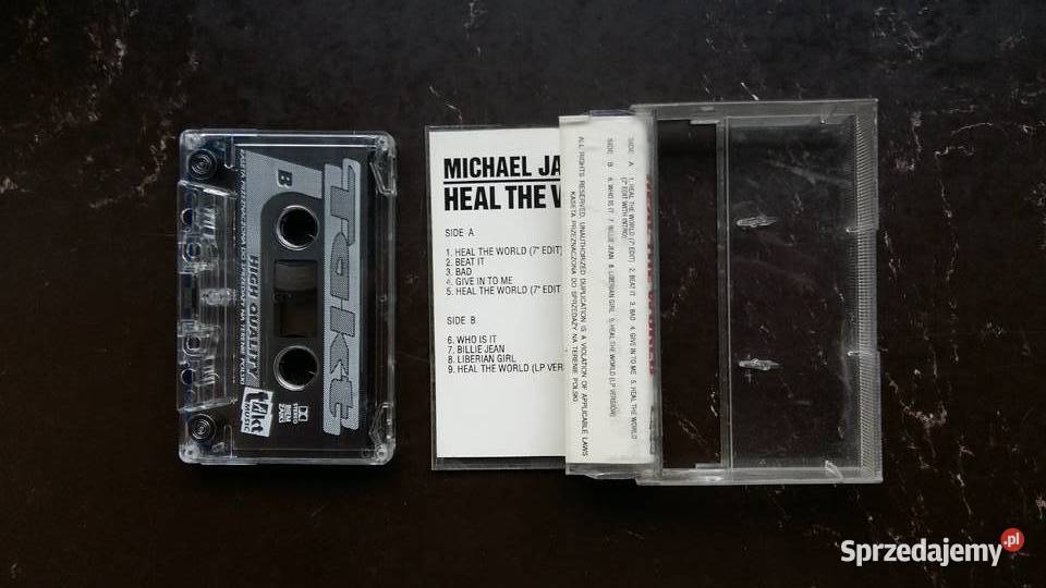 Kaseta magnetofonowa Michael Jackson Heal the podlaskie Siemiatycze sprzedam