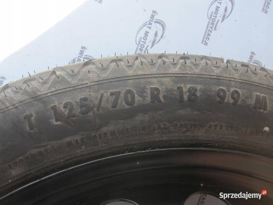 AUDI A3 S3 TT koło dojazdowe 1257018 99M 5x100