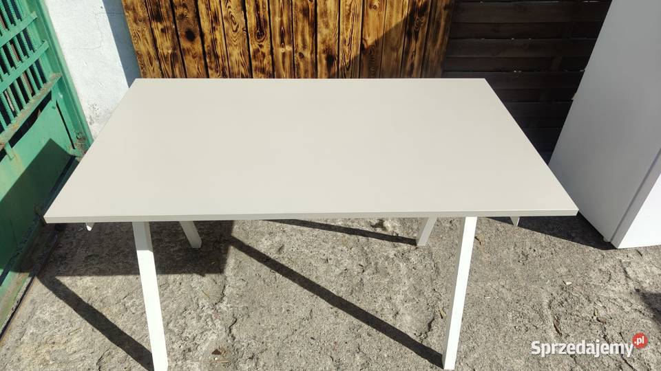 Biurko IKEA Trotten 120x70 blat beżowy Ostatnia