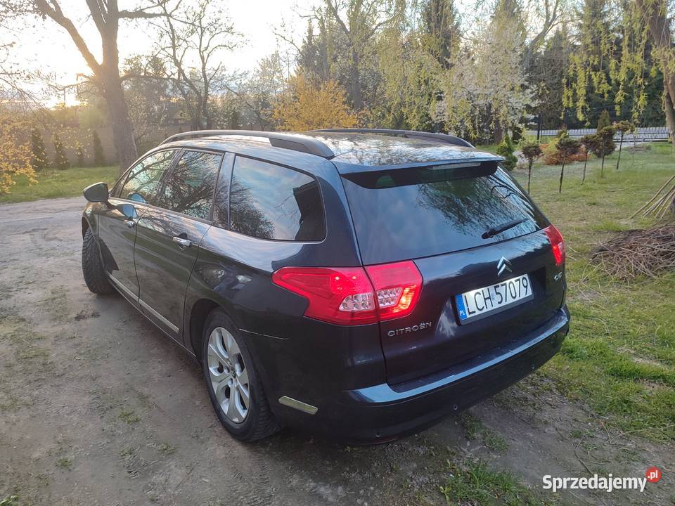 Citroen C5 x7 20 BG salon Austria oryginał stan wielofunkcyjna kierownica Łęczna