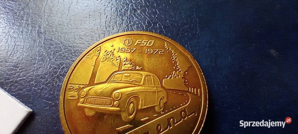 Stare monety Medal Syrena FSO 180 Lesko