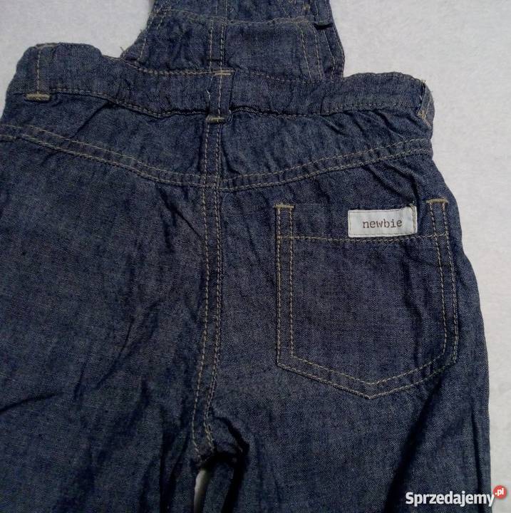 Chłopięce ogrodniczki na szelkach 62 Dla Dziecka Rogoźnik sprzedam