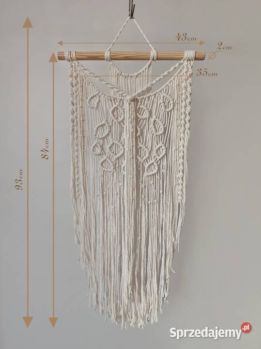Makrama panel ścienny w stylu boho Poznań