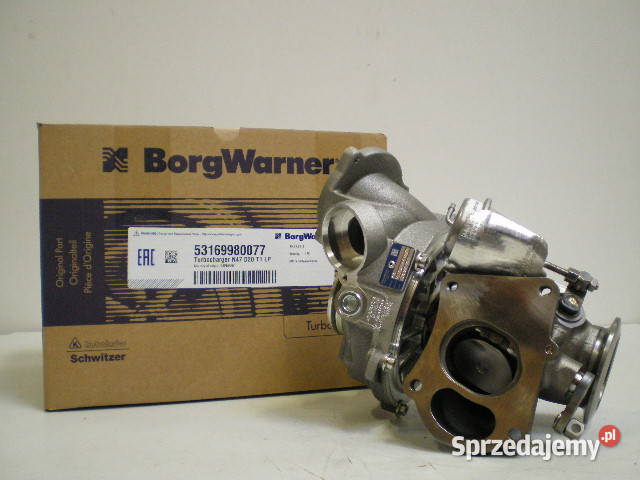 Nowa turbosprężarka BorgWarner KKK 53169980077 Siedlce sprzedam
