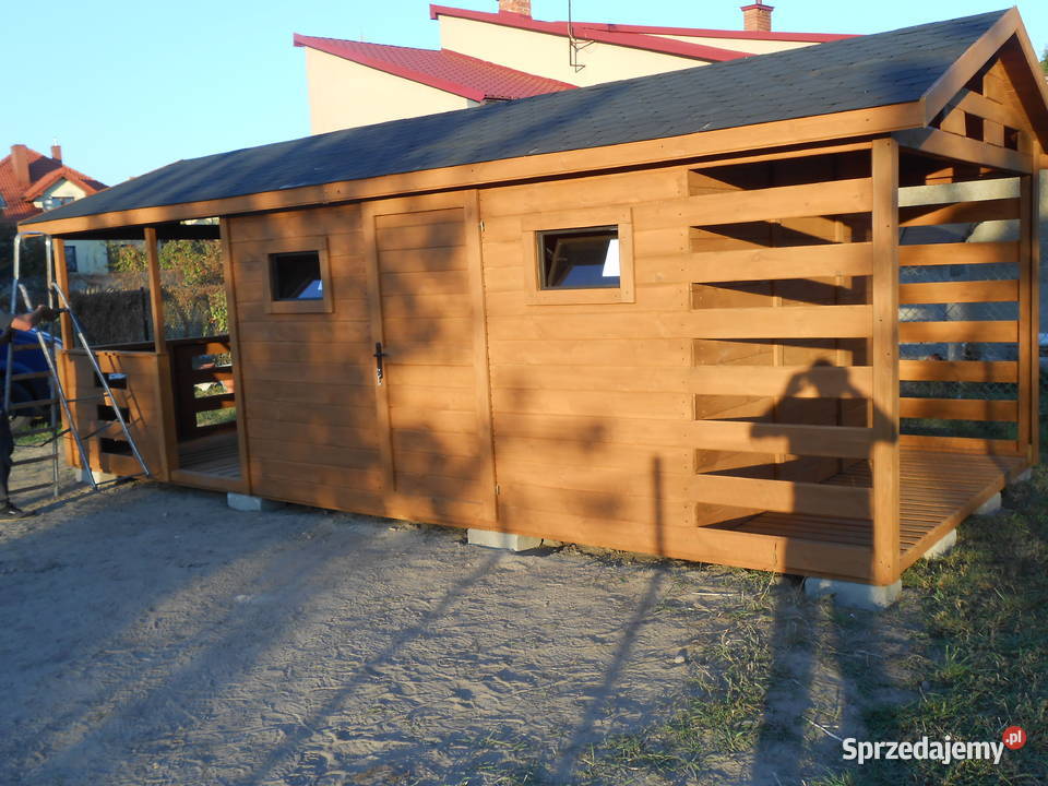 Domek ogrodowy letniskowy działkowy z tarasem sprzedam