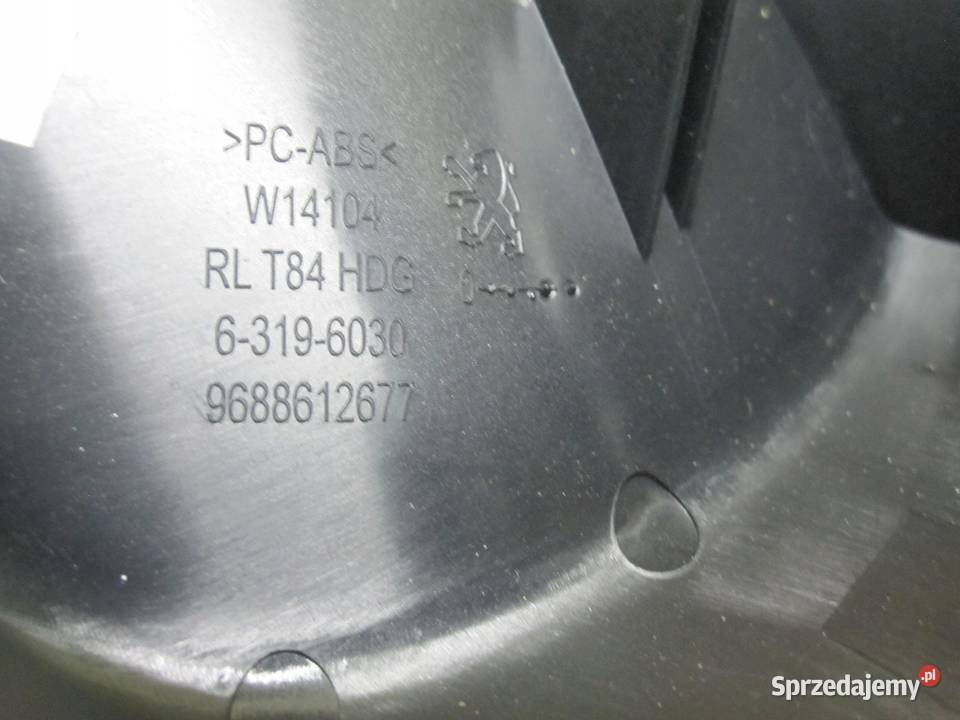 PEUGEOT 3008 I 12r kratki nawiewu 9688612677