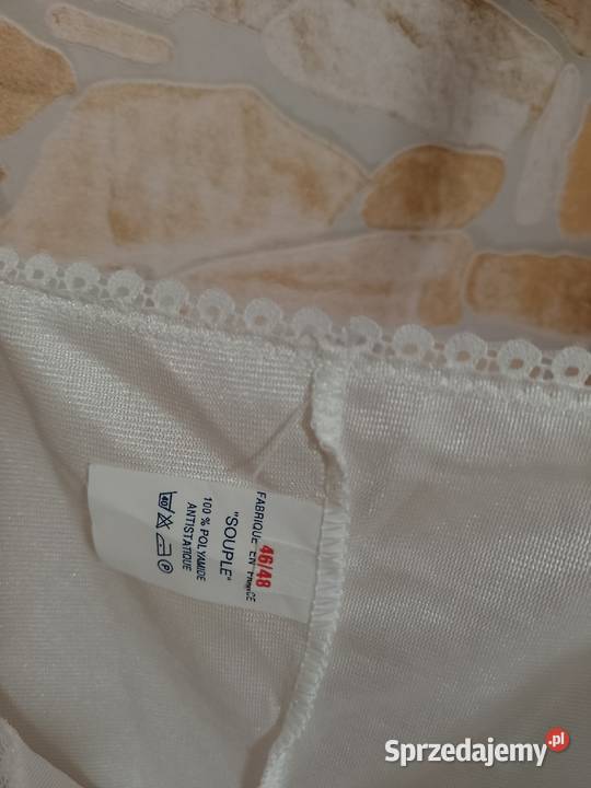 4648 3XL4XL Biała Ekskluzywna halka pod sukienkę Kraków