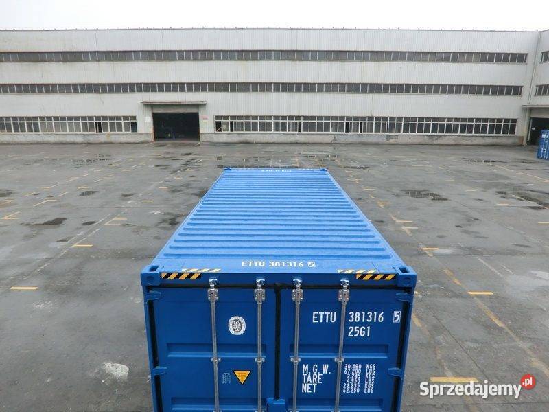 20stopowy niebieski kontener transportowy Wrocławice