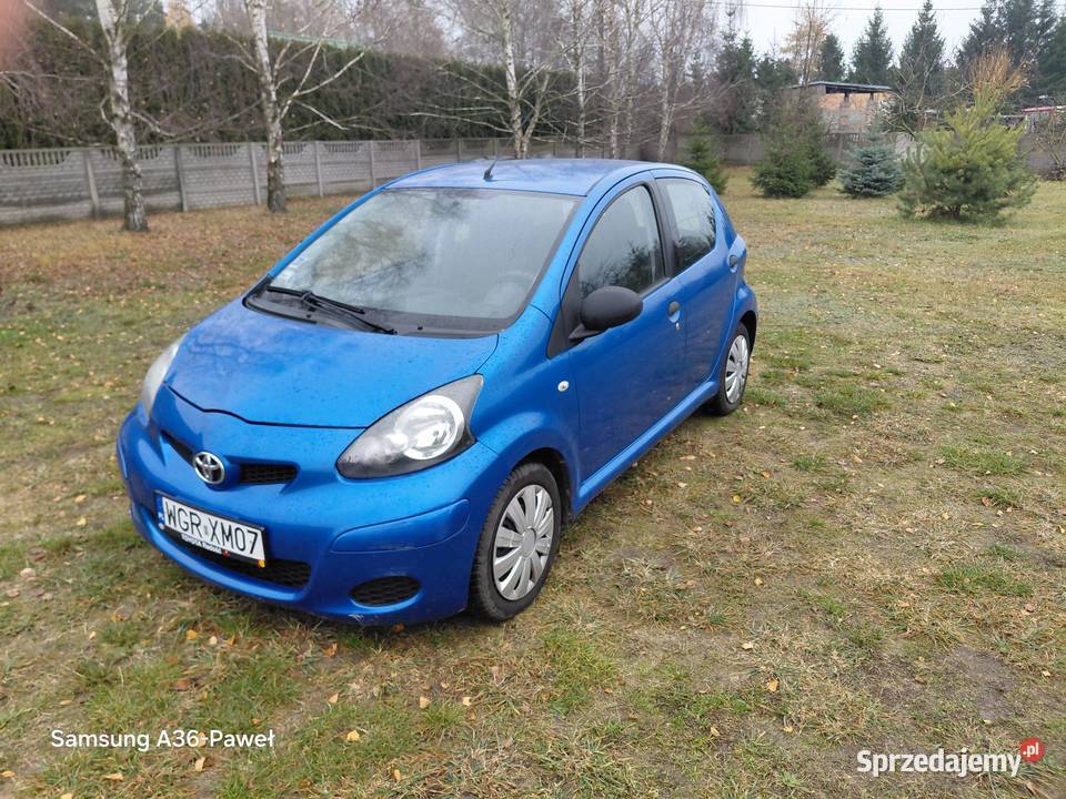 Toyota Aygo z Klimą i Nawigacjąsuper wersja nieuszkodzony mazowieckie Warszawa