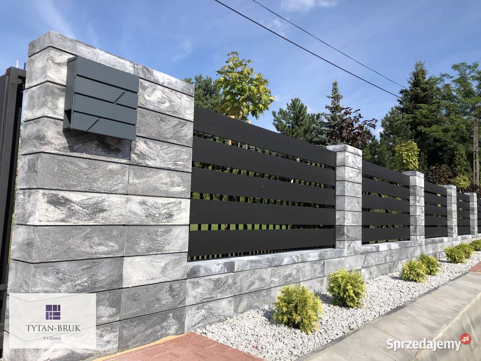 FORBET Pustak bloczek LINEAGE Tytan Ogrodzenie Suków