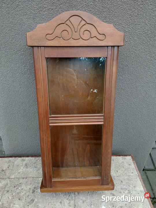 Szafka skrzynia obudowa starego zegara witrynka pomorskie Tczew sprzedam