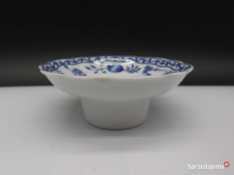 Świecznik Triptis Porzellan wzór cebulowy wielkopolskie sprzedam