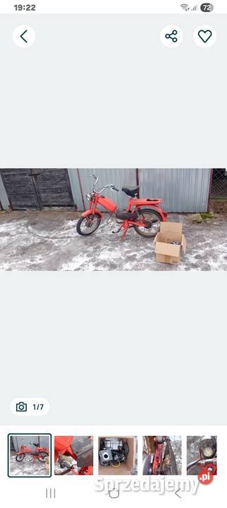 Romet kadet do renowacji 49cm3 Parzęczew sprzedam