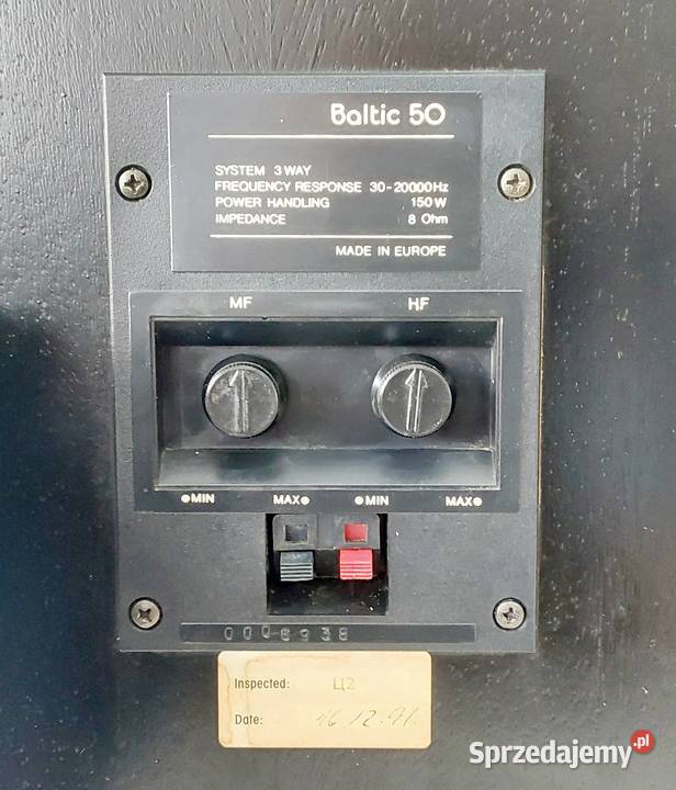 RRR Radiotehnika Norsk Audio Baltic 50 Kolumny świętokrzyskie Starachowice
