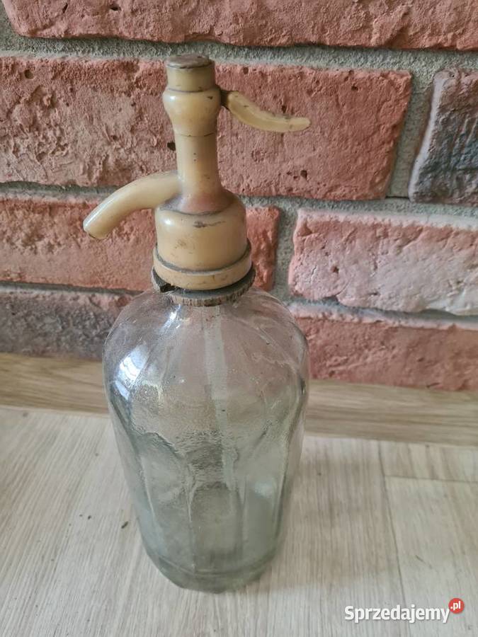 Stary polski syfon z PRLu śląskie Jastrzębie-Zdrój