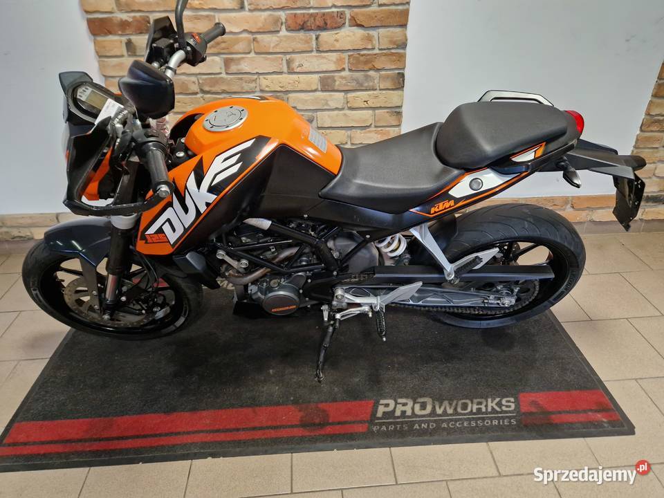 KTM DUKE 125 ABS przebieg 25177 2013r wielkopolskie Kórnik sprzedam