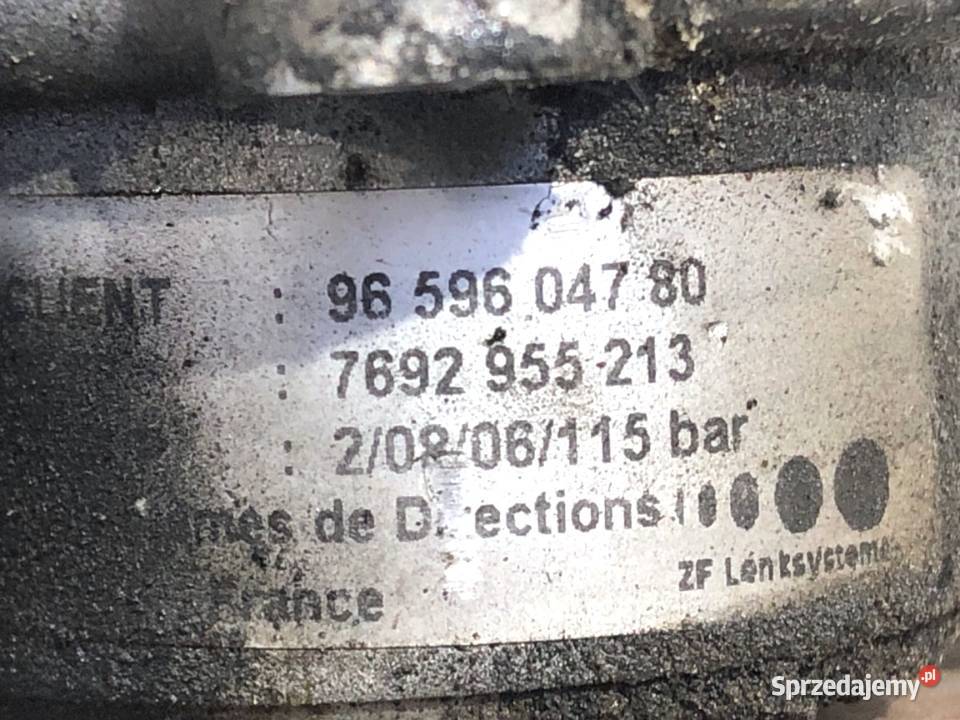 POMPA WSPOMAGANIA PEUGEOT 407 9659604780 30 211 osobowe podkarpackie