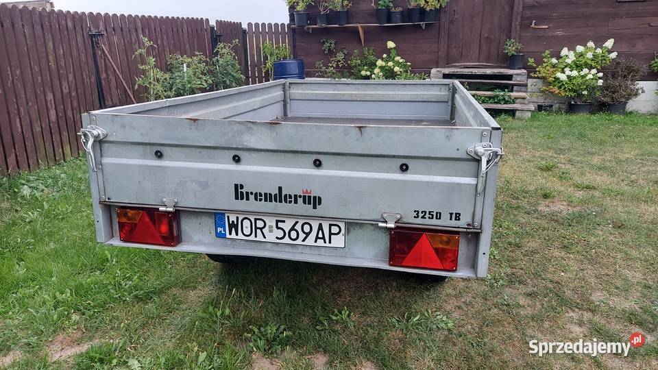 Przyczepka samochodowa zarejestrowana Branderup Nur