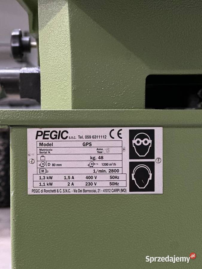 Piła kapowa ukośnica PEGIC GP 350 RT 1484 Produkcja Łabuńki Pierwsze