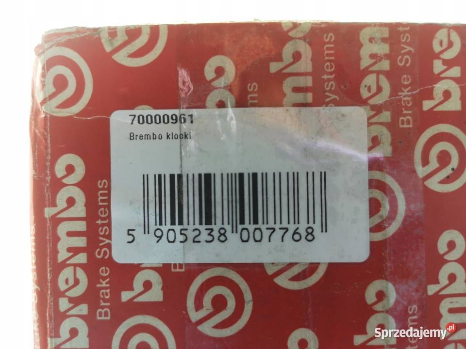 KLOCKI HAMULCOWE PRZÓD FERRARI 456 550 575 599 Klocki hamulcowe sprzedam