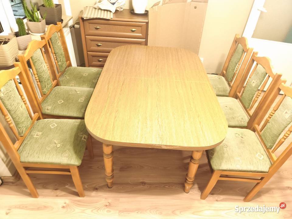 Stół 140x 90 6 krzeseł Włodawa