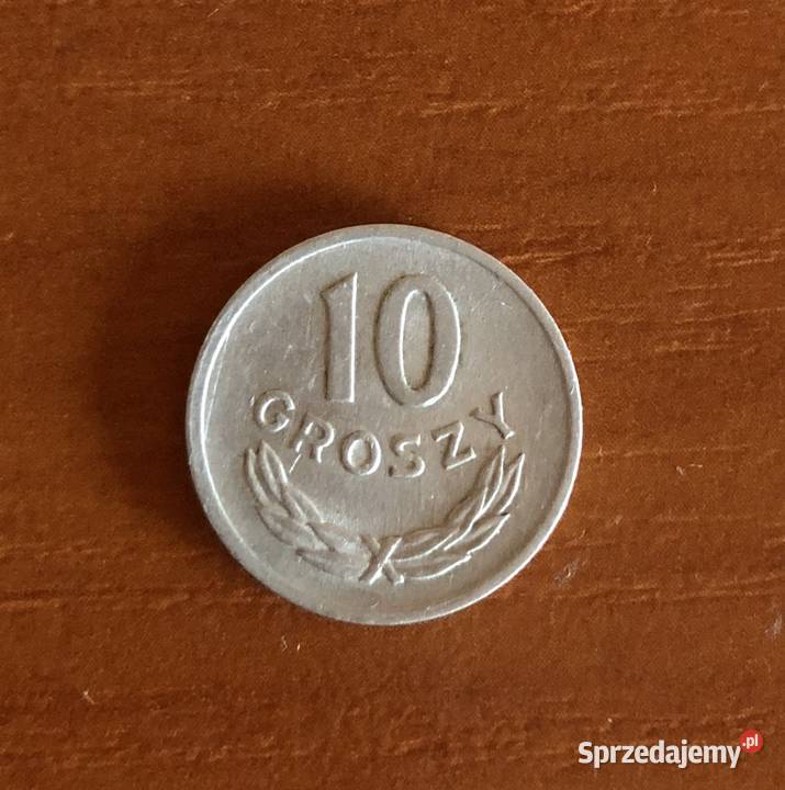 Moneta 10 groszy 1974 rok PRL